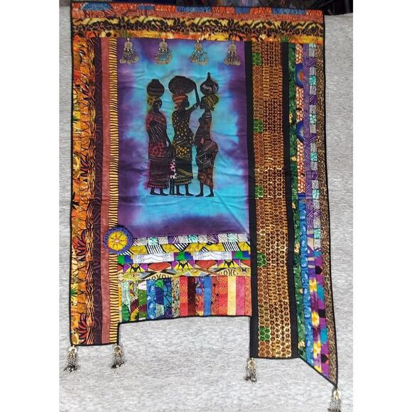 Handmade Other - Beautiful Quilted Art Wall Hanging signed by Artist - The Water Carriers